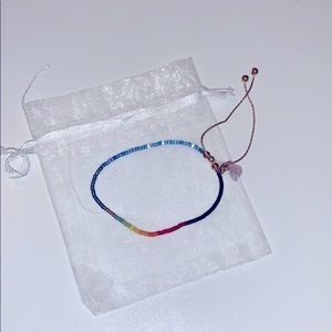Rainbow beaded bracelet